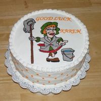 Housekeeper Just a quick cake for a housekeeper that was retiring.