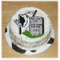 Grim Reaper I liked how this one turned out. She wanted just alittle color instead of all black and white. I hate the black glitter though.