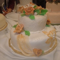 Cake Made At Toba Garrett's Class This cake was made at a class I took with Toba Garrett at the New York Cullinary Institure in February of this year. All flowers were made...