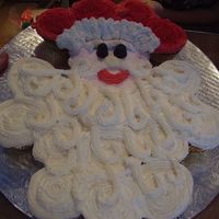 Santa Cupcakes Made for a friend - very easy and quick!