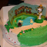 My First Iced Cake After a morning with a lot of fun and hard work - this is what I came home with. The icing looks great - but that's all thanks to my...