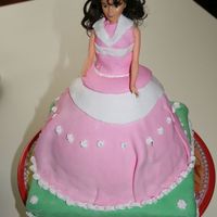 Doll Cake mmm, I hope that some day I can look at this picture and laugh at my not so smooth mmf. Thanks to suzannetherlands whose doll pan I kindly...