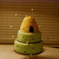Bee Themed Baby Shower Cake 