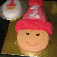 1St Bday Cake I made this cake for my god daughter's 1st bday. I got the idea from one of the Wilton books. I also made a smaller version just for...