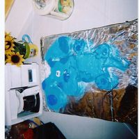 Blues Clues Cake This was my first attemp at doing anything other than square. It's a pound cake recipe and the paws are hostess cakes. This was a...