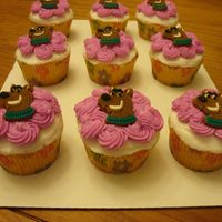 Scooby Doo Cupcakes I made these cupcakes for my BFF's little girl's birthday party this weekend! They are yellow cake with bc icing and a candy...