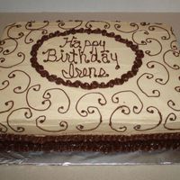 Chocolate Peanut Butter Birthday Cake Chocolate cake with peanut butter mousse filling and peanut butter buttercreme frosting. I would like to thank ThanhThanh for all her great...