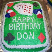 Poker Cake 