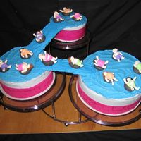 Pool Party Made this for my daughters 6th birthday party.