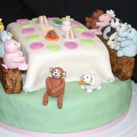 Webkinz Cake Made this for my daughters 7th birthday. Inspired by a cake from Lindy Smith's "Party Animal Cakes but adapted with the webkinz...