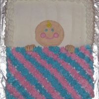 Baby Sleeping I made this for my BIL & SIL who are expecting their first child together. I used the 2 piece book pan by Wilton. It was really fun to...