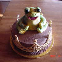 You Kiss A Lot Of Frogs Sometimes Cake made for a friend whose nickname for her son is The Prince