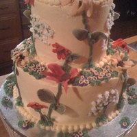 Roadside Bouquet This cake was ordered to match the invitations to the party