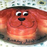 Clifford Cut out Clifford using a Blue's Clues Template~