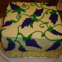 Grapes Easy cake to do.