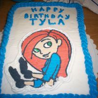 Kim Possible This was my first character cake and my first time trying the FBCT method. I LOVE IT!