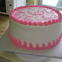 Just Something I Whipped Up Had some leftover icing and needed a cake to put with it. Used the Summer Lemon cake and paired with a dark sweet cherry filling. The...