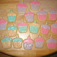My Very First Decorated Cookies- Ever Made these with the White Chocolate Sugar Cookie recipe and iced with Alice's Cookie Icing. I know I need a lot of practice... They...