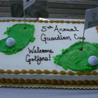 Guardian Cup 2008 Golf Tournament This cake is done each year for a charity golf tournament to benefit SafeHomes of Augusta.