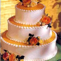 Sour Cream Apple Cheesecake I did not make this cake. It is from the Wedding Cake Book by Dede Wilson.I post the picture here to help with a post.