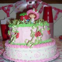 Strawberry Shortcake Done for my neice and inspired from the many cakes on here!