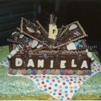 Chocolate Basket The idea was to make a picnic basket all with chocolates. So, I made many llittles bunnies, candies, lollipops and eggs in chocolate and...