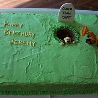 Brother-In-Law's 30Th Birthday Only had a week to come up with this cake. Used the wilton idea and added the loader (my b-i-l does excavating). I would have liked to put...