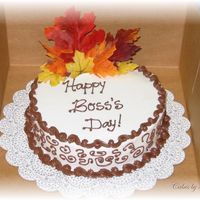 Boss' Day Last minute cake I did for my boss on Boss' Day.