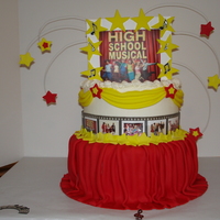 High School Musical High School Musical cake for a five year old girl.