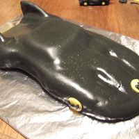 Batmobile Cake Batmobile cake: durable cake, sculpted, fins of chocolate bar, covered with MMF