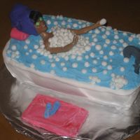 Bathtud Relaxation My motivation - CC. I made this cake to celebrate my sisters on Mother's Day. I am so Iam so happy with the way this cake turned out....