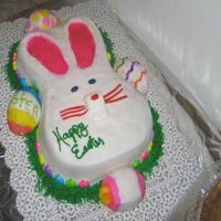 Bunny Cake I did this cake for an Easter dinner at the request of my mother. Thefamily loved it. TFL