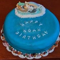 Smash Cake Here is a cake I did for my son'd Birthday. Cake is a chocolate fudge ribbon cake.