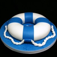 Ring Buoy My first cake in almost 2 years! I hadn't baked in so long I was scared I'd forgotten everything I knew, but I was pretty happy...