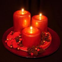 Christmas Candles Just finished this for my office Christmas party. I've wanted to do one for a while and finally had a reason. It gave me problems from...