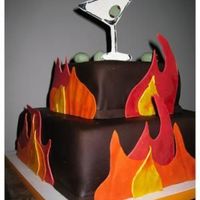 Roast And Toast This was for a customer who was having a big roast and toast for her husband's 50th birthday. He's a martini and olive lover so I...