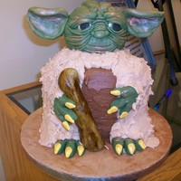 Yoda This is my 2nd Yoda. I didn't like him as much as my first one but once he was made, he was made. The people that ordered him, loved...