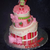 Strawberry Shortcake I picked a few of my favorite ideas from cakes on here and made this cake. I couldn't figure out what the problem was until I uploaded...