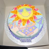 Gteau-Solstice.jpg To celebrate summer :). This cake is all in fondant