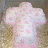Confirmation Or First Communion My first cake with fondant