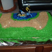 Dirt Bike This cake I made for my DH. He went to a guys day out riding 4 wheelers and dirt bikes. He is suppose to bring a dessert, so he asked me to...