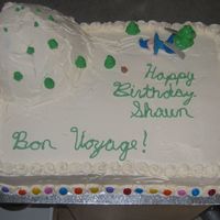 Skiing This cake was done for a friend of mine. It is actually for a 21 year old...and she wanted Smarties! Anyway it is "darn good chocolate...