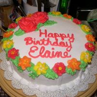 First Paid Cake Birthday cake for a co-worker of my mom's.