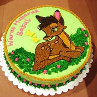 Bambi Cake All buttercream