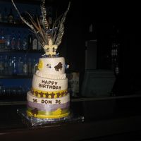 Topsy Turvy My attempt at a topst turvy cake.