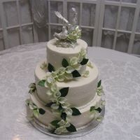 30Th Anniversay Cake Did this buttercream for a friends 30th anniversary. She was very pleased with it. I didn't make the flowers, they were supplied by my...