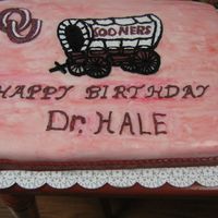 B-Day Cake This cake wae made for my Dr. for his B-Day , he is a big fan of the sooner.