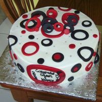 Graduation Inspired by fellow CC'er. This was for a friends daughter that is going to art school. She totally loved it!! Buttercream w/fondant...