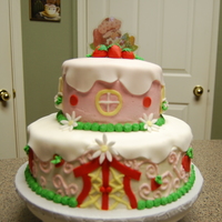 Strawberry Shortcake I loved this cake. Vintage Strawberry Shortcake printed image on BC w/ fondant accent cake.