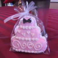 Wedding Cake Cookies For Bachelorette Party Sorry it's a bit fuzzy.